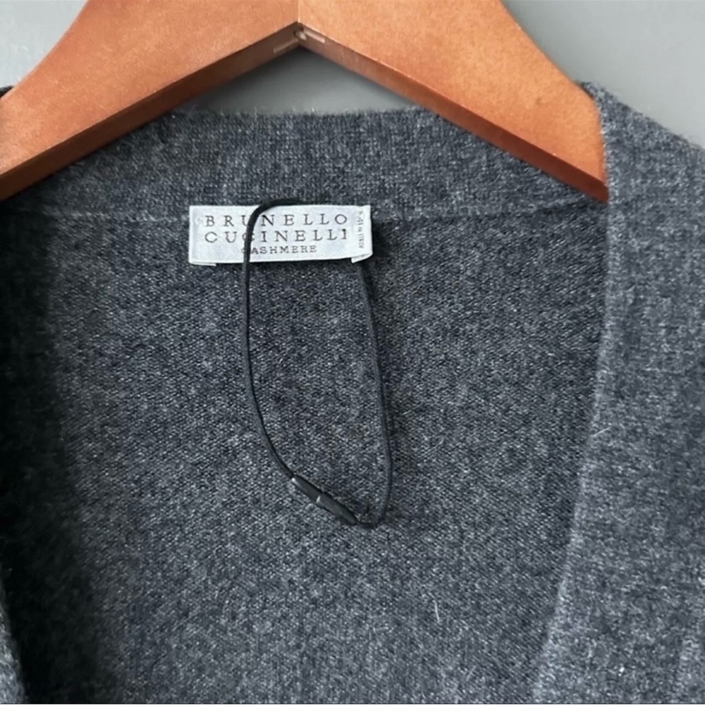 Brunello Cucinelli cashmere sweater knit cardigan - Picture 4 of 7